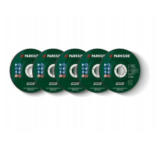 Parkside Grinding Disc Set 5-Piece 115mm 6mm Thick