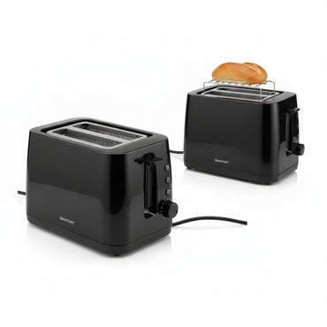 Silver Crest 2‑Slice Toaster with 6 Adjustable Browning Levels