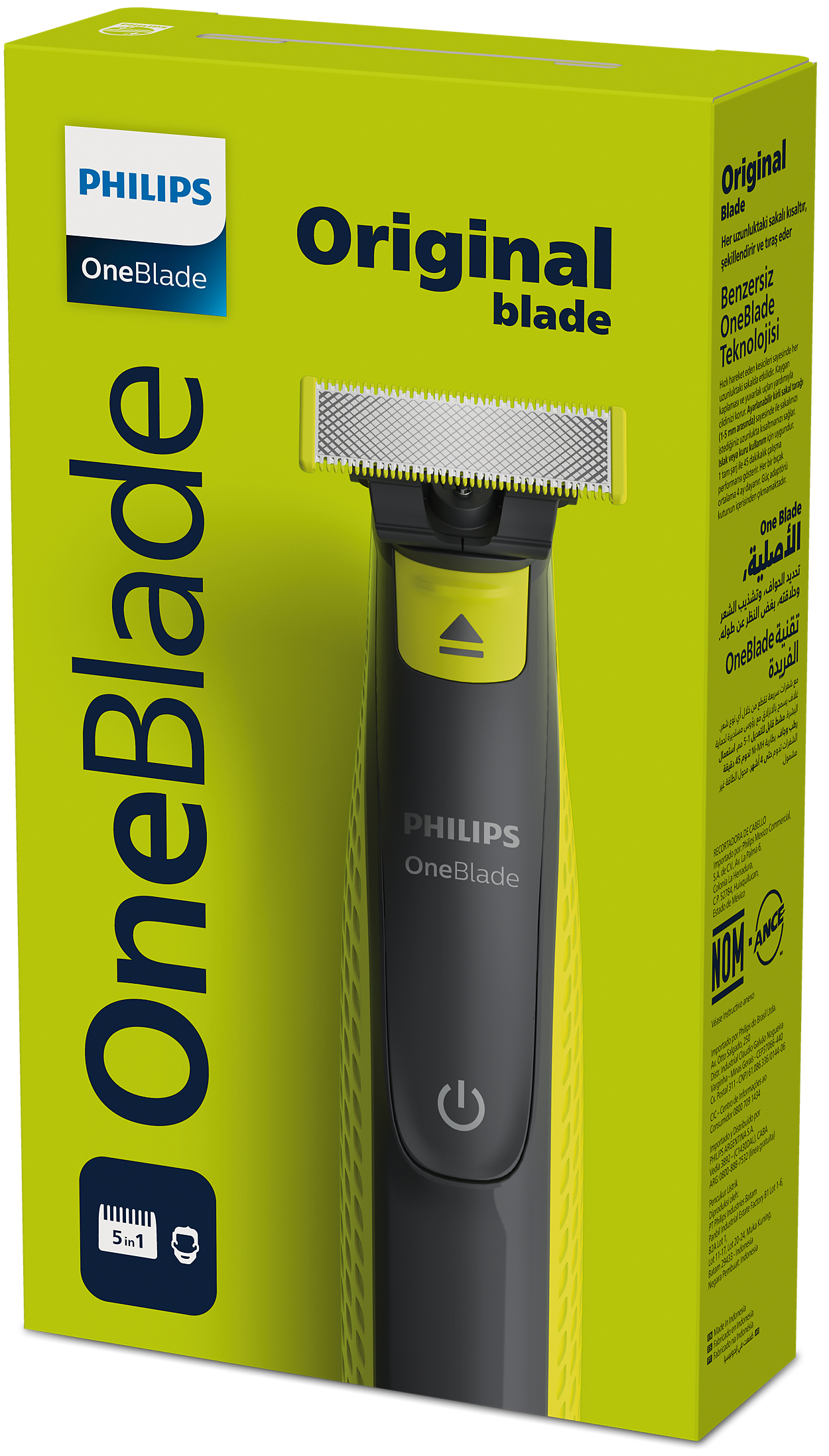 Philips OneBlade Face QP2724/20 Hybrid Electric Trimmer Shaver Edger for Men