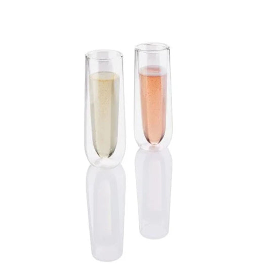 Livarno Home Double-Walled Borosilicate Glass Cups 150ml 2-Piece