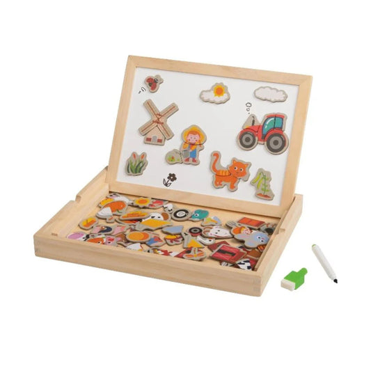 Play Tive Junior Farmyard Wooden Toy 89-Piece Set