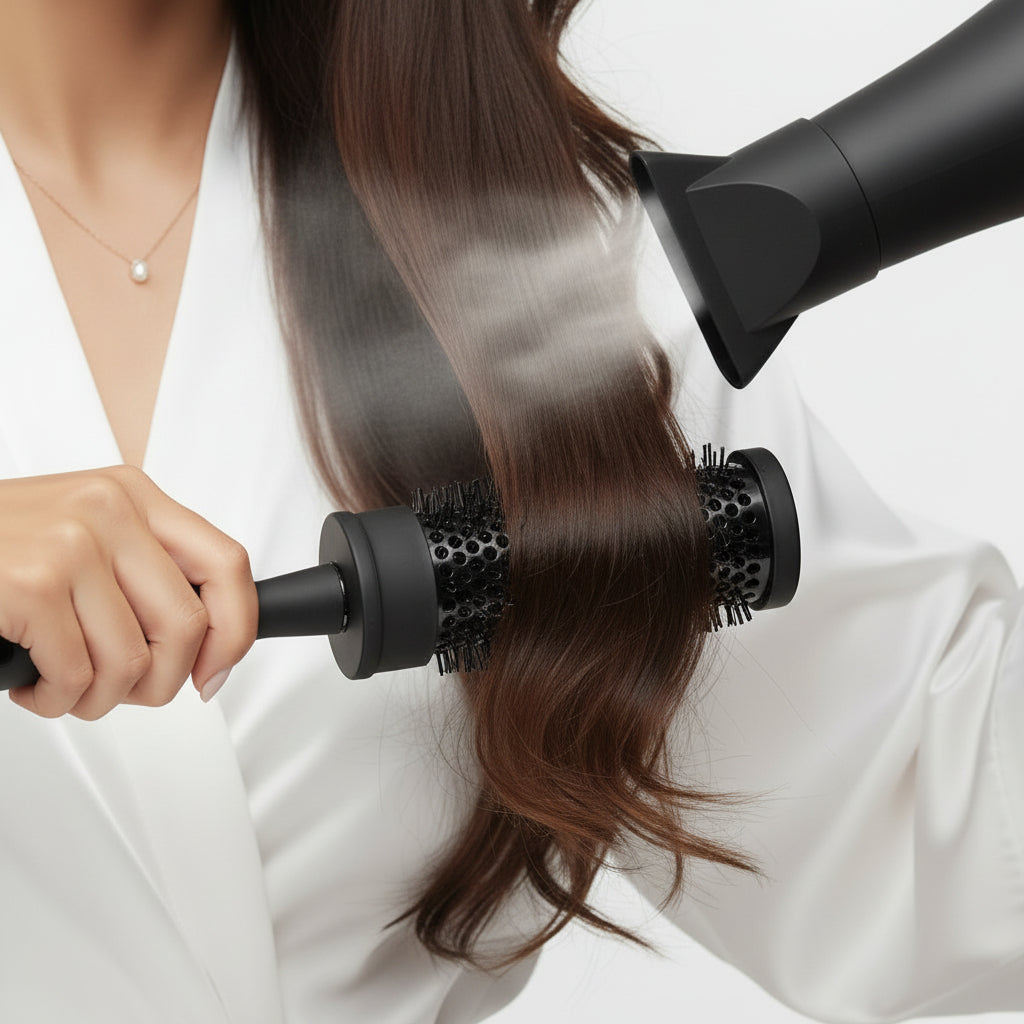 CienBeauty Round Styling Brush Metal Body