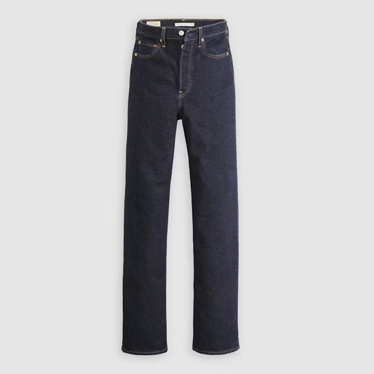 Levi's Ribcage Straight Ankle Jeans - Blue
