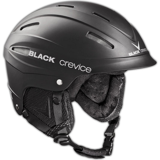 Black Crevice ISCHGL Ski Helmet Size S – Lightweight, Ventilated, Black
