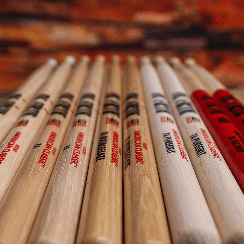 Vic Firth American Classic 7A Wood Tip Drum Sticks - Pair