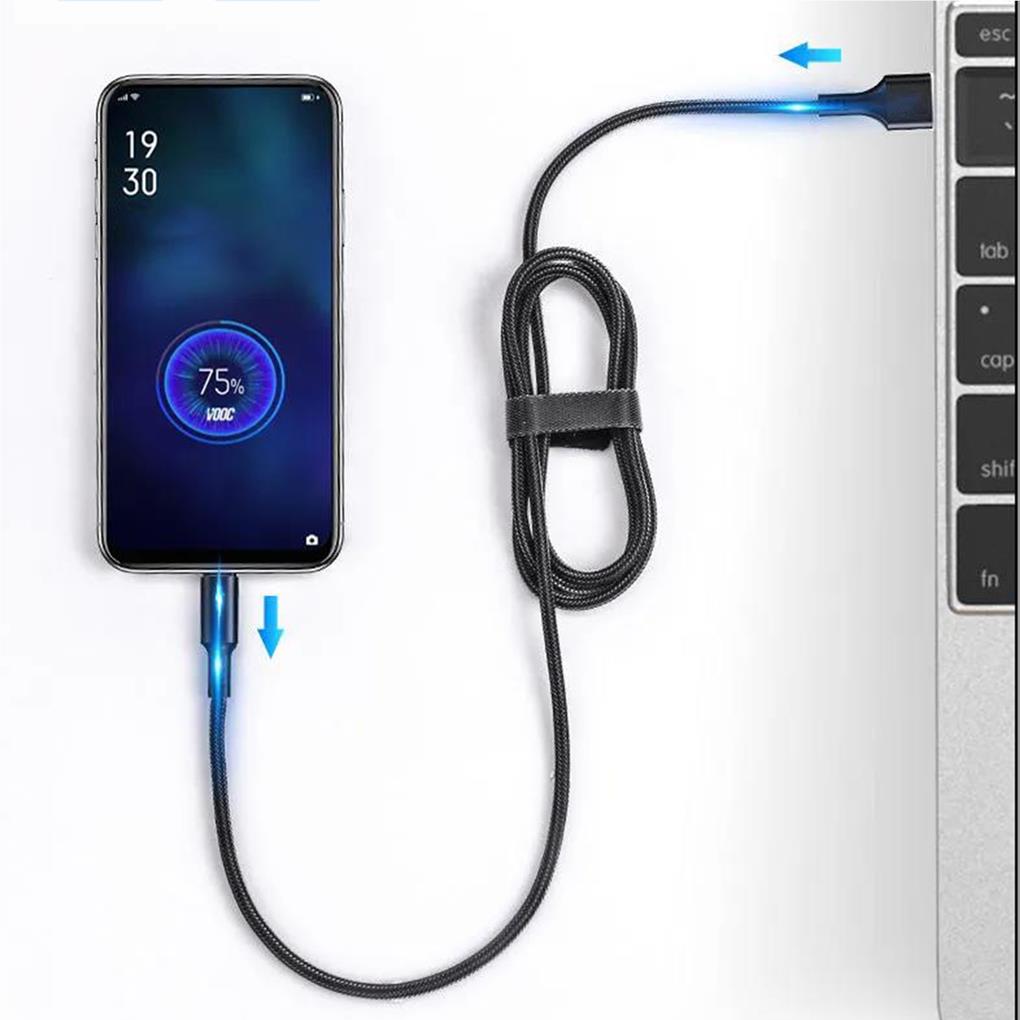 Keepw 5A 40W Type-C Woven Charging Cable