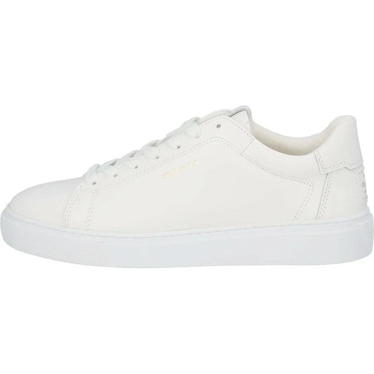 Men's GANT MC Julien Classic White Leather Trainers - Stylish Everyday Comfort - Gomix Brands Outlet