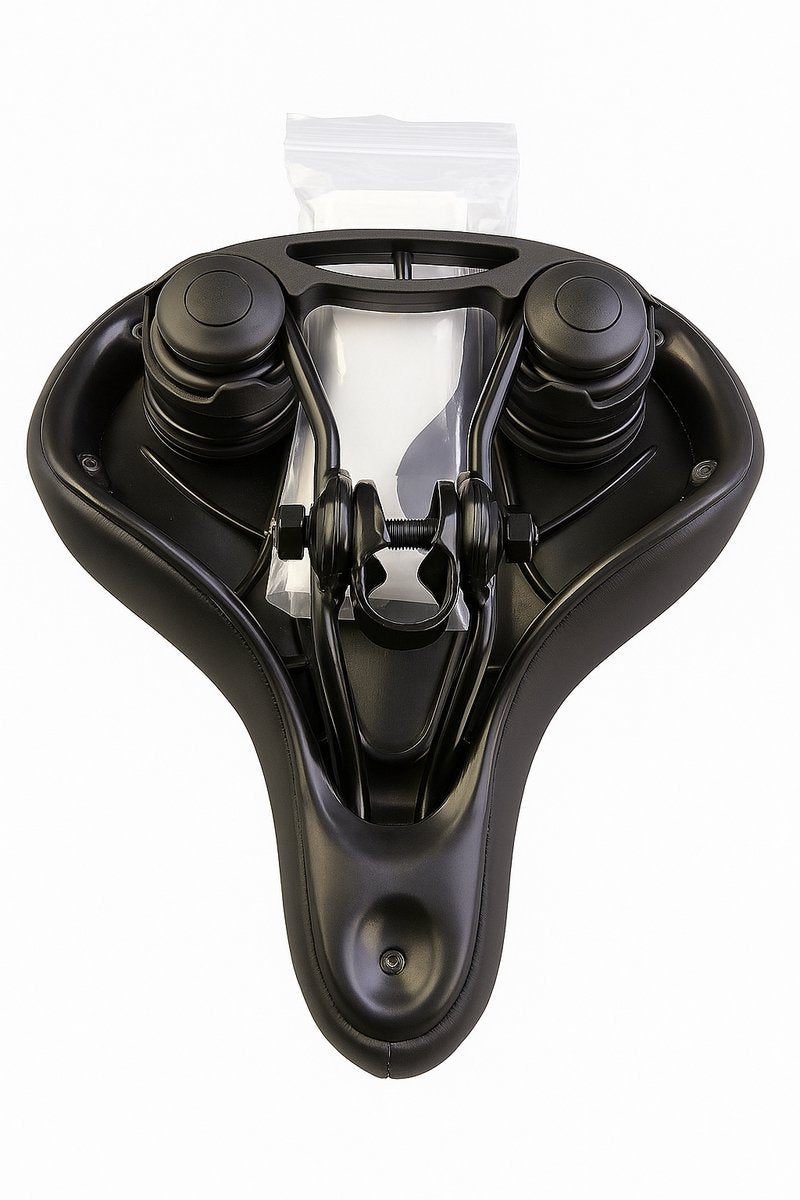 HikeMeister Tour Unisex Gel Bike Saddle: Extra Thick, Comfortable for Men & Women