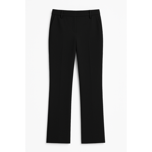 Bamans Straight-Leg Black Pants