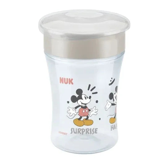 NUK Disney Mickey Mouse Magic Cup 230ml Grey Kids Drinkware - Gomix Brands Outlet