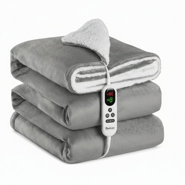 Mia&Coco Electric Heated Throw Blanket with 10 Heat Levels