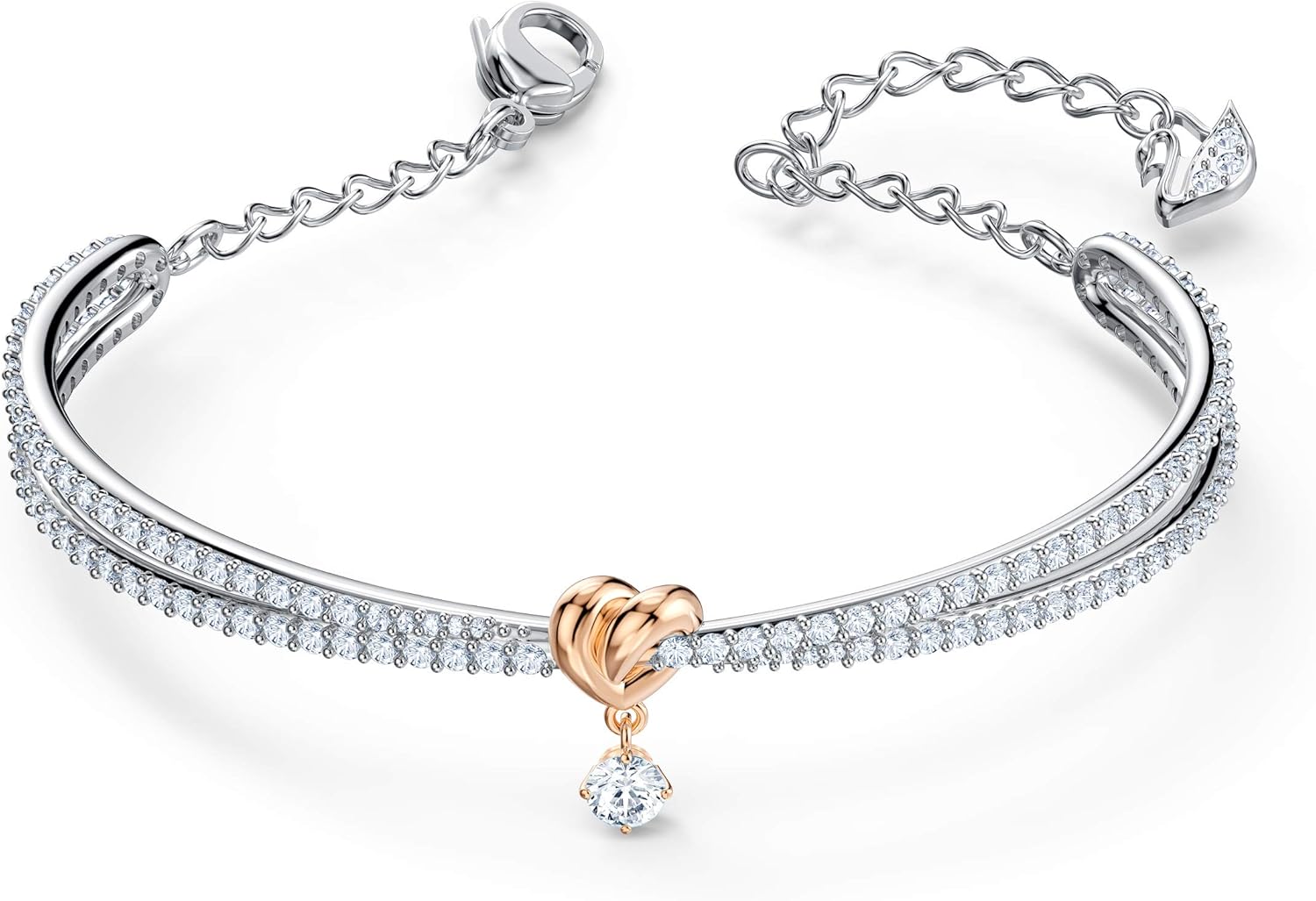 Swarovski Lifelong Heart Crystal Bracelet Sparkling Elegant Jewelry