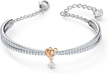 Swarovski Lifelong Heart Crystal Bracelet Sparkling Elegant Jewelry