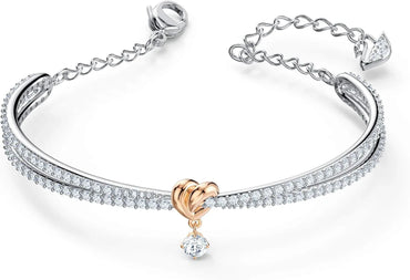 Swarovski Lifelong Heart Crystal Bracelet Sparkling Elegant Jewelry - Gomix Brands Outlet