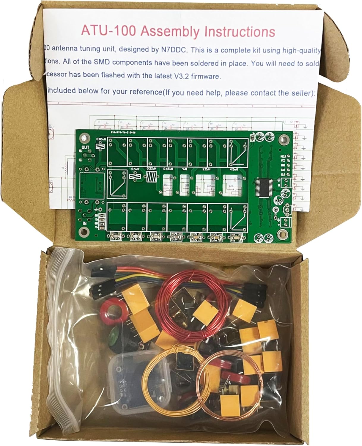 Automated Antenna Tuner Kit for Ham Radio