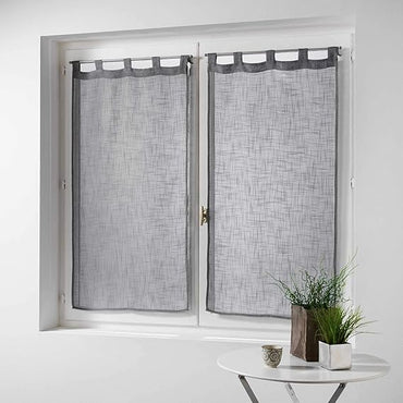 Douceur d'Intérieur Haltona Linen-Effect Net Curtain