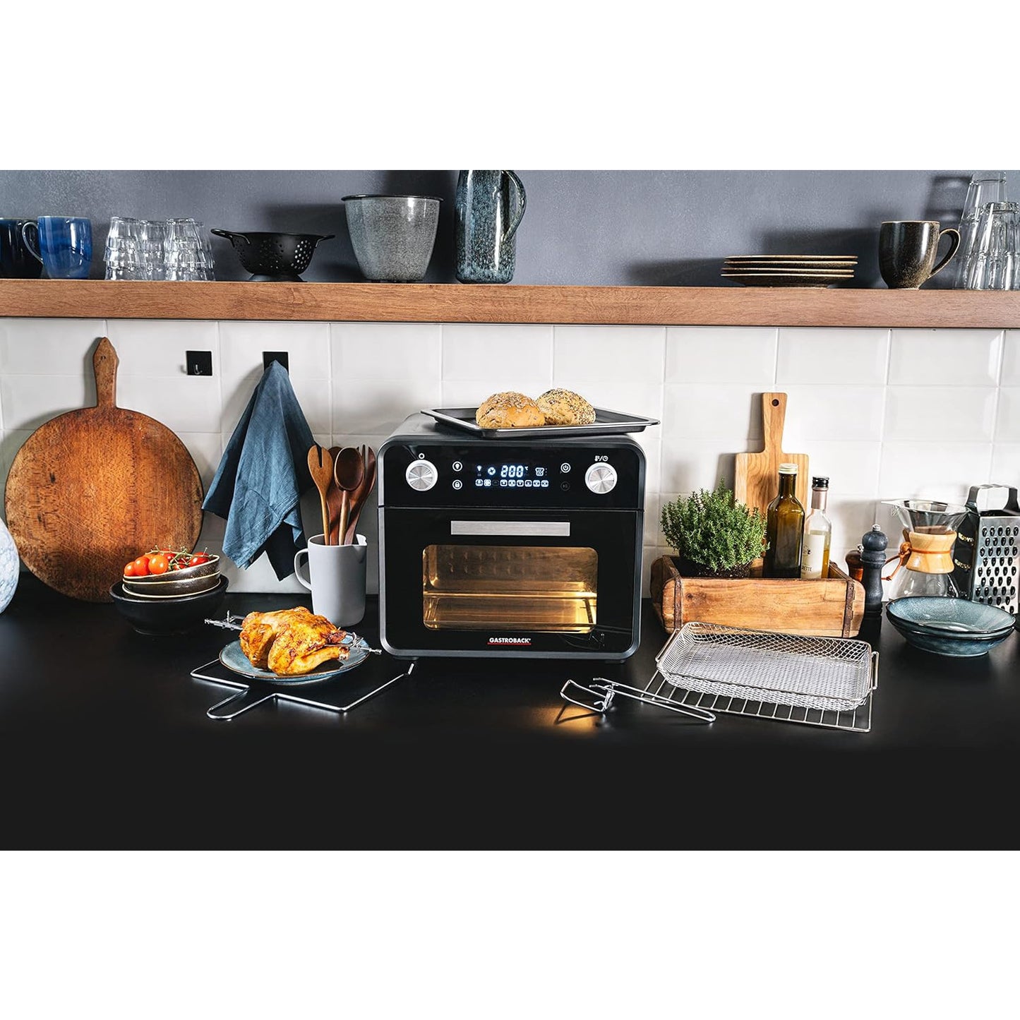 Gastroback Design Oven Air Fry & Pizza: 5-in-1, 1680W, 22L Capacity