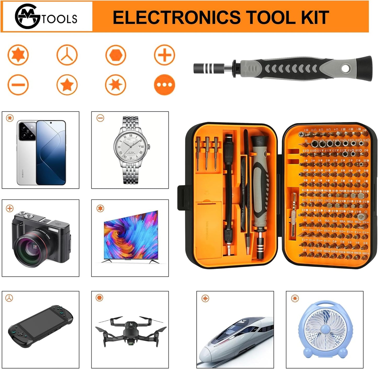 130 in 1 Precision Magnetic Screwdriver
