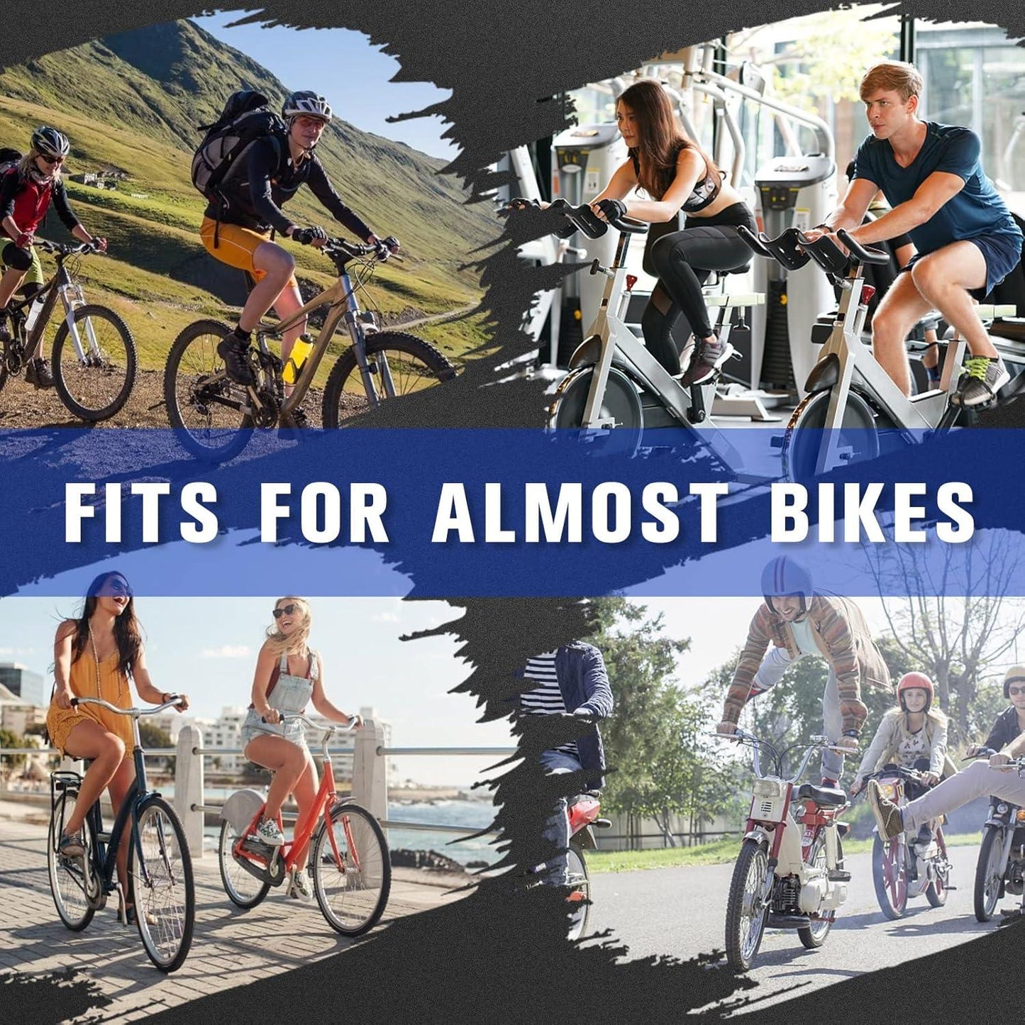 HASAGEI Gel Mountain Bike Saddle – Wide Waterproof Comfort Seat - Gomix Brands Outlet