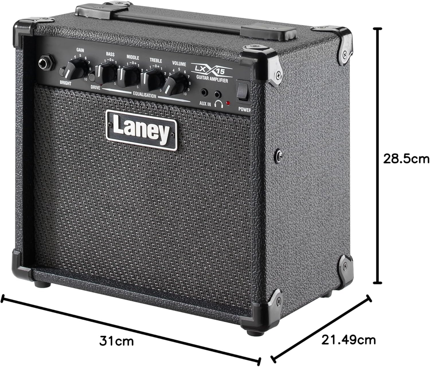 Laney LX15 2x5" 15W Guitar Amp with 3-Band EQ