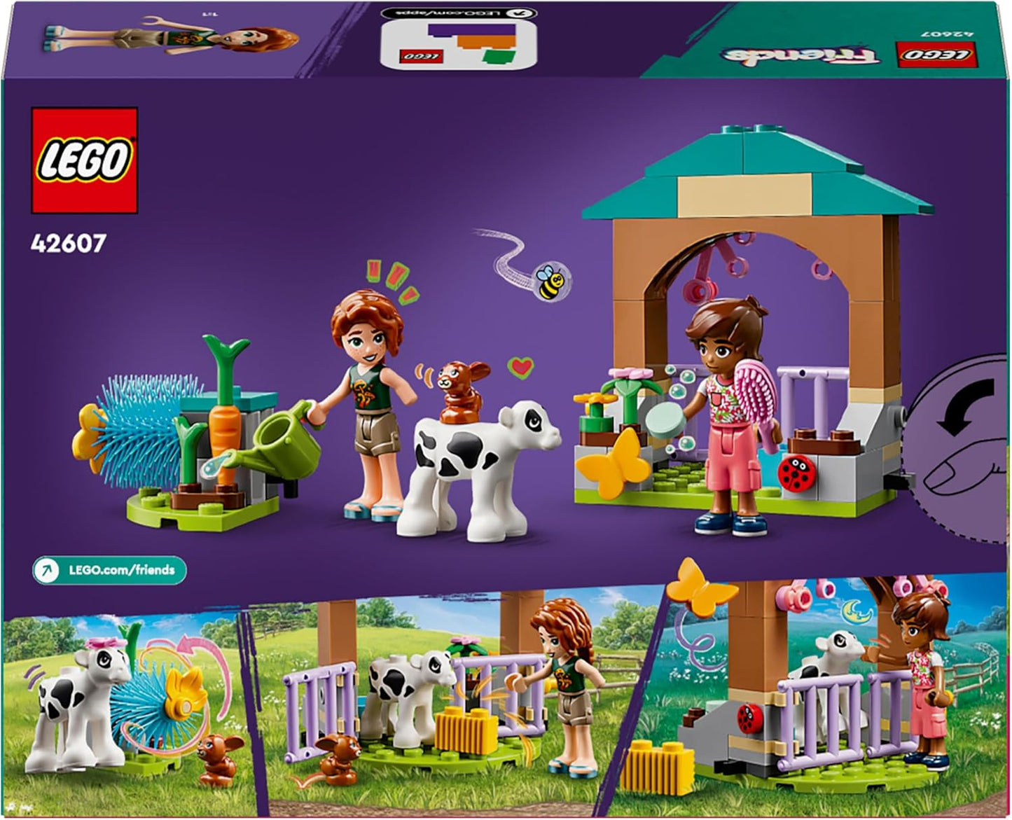 LEGO Friends Autumns Calf Hutch Farm Playset with Rabbit