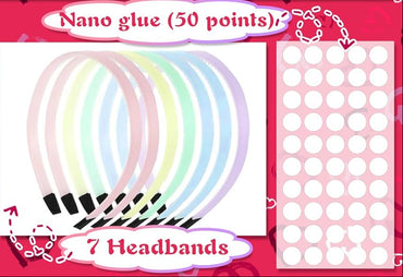 ZLPBAO 49-Piece Kids DIY Hair Accessory Craft Kit for Girls