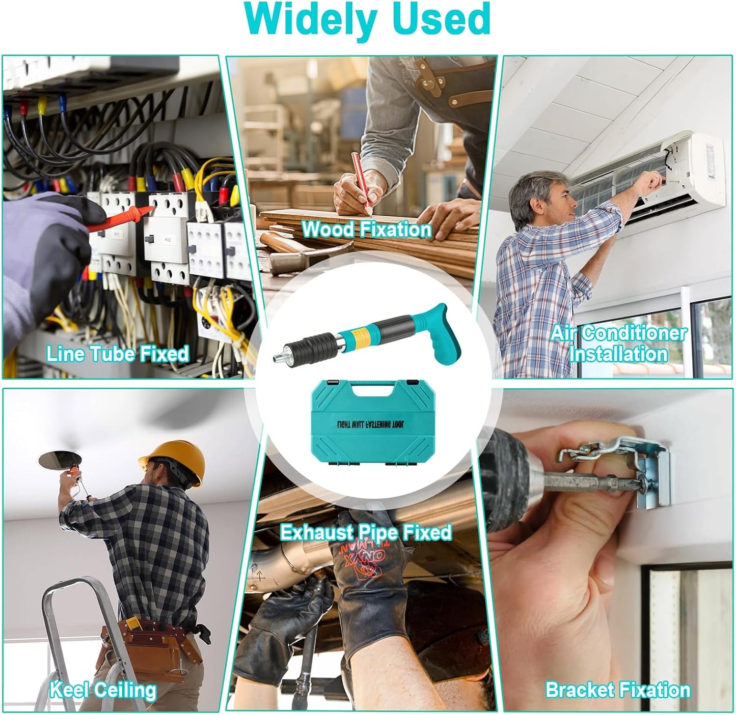 5-Speed Adjustable Concrete Nail Gun