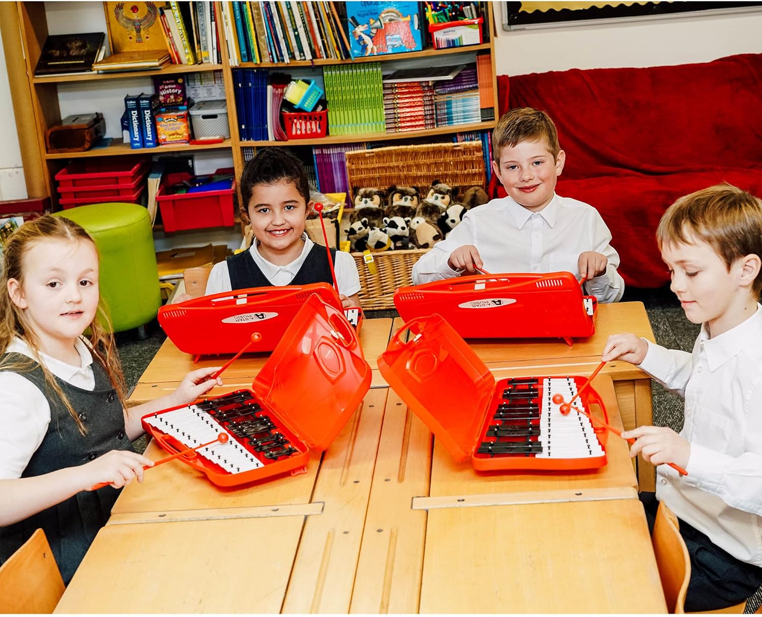 A-Star 25-Note Chromatic Glockenspiel with Carry Case and Beaters