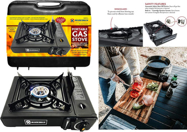 NTI MARKSMAN Portable Gas Cooker Butane Single Burner