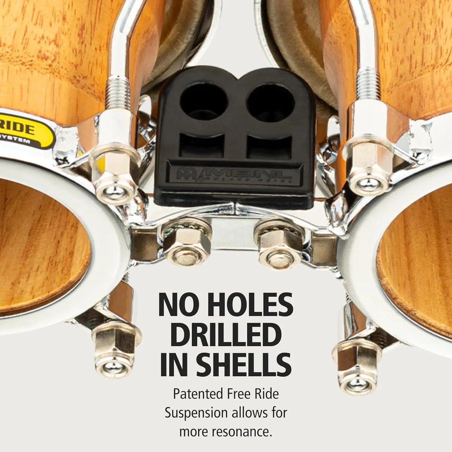 Meinl Mini Wood Bongos with Free Ride, 3.5" & 4.25" - Gomix Brands Outlet