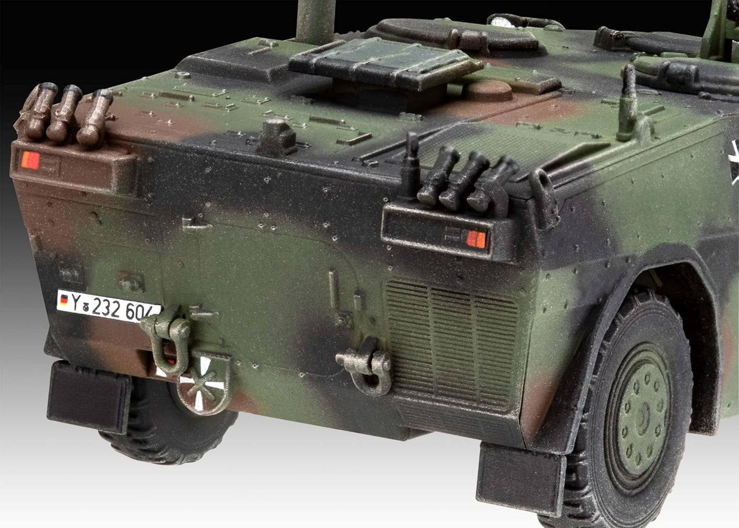 Revell Fennek Scout Truck Model Kit - Detailed 1:72 Military Reconnaissance Vehicle