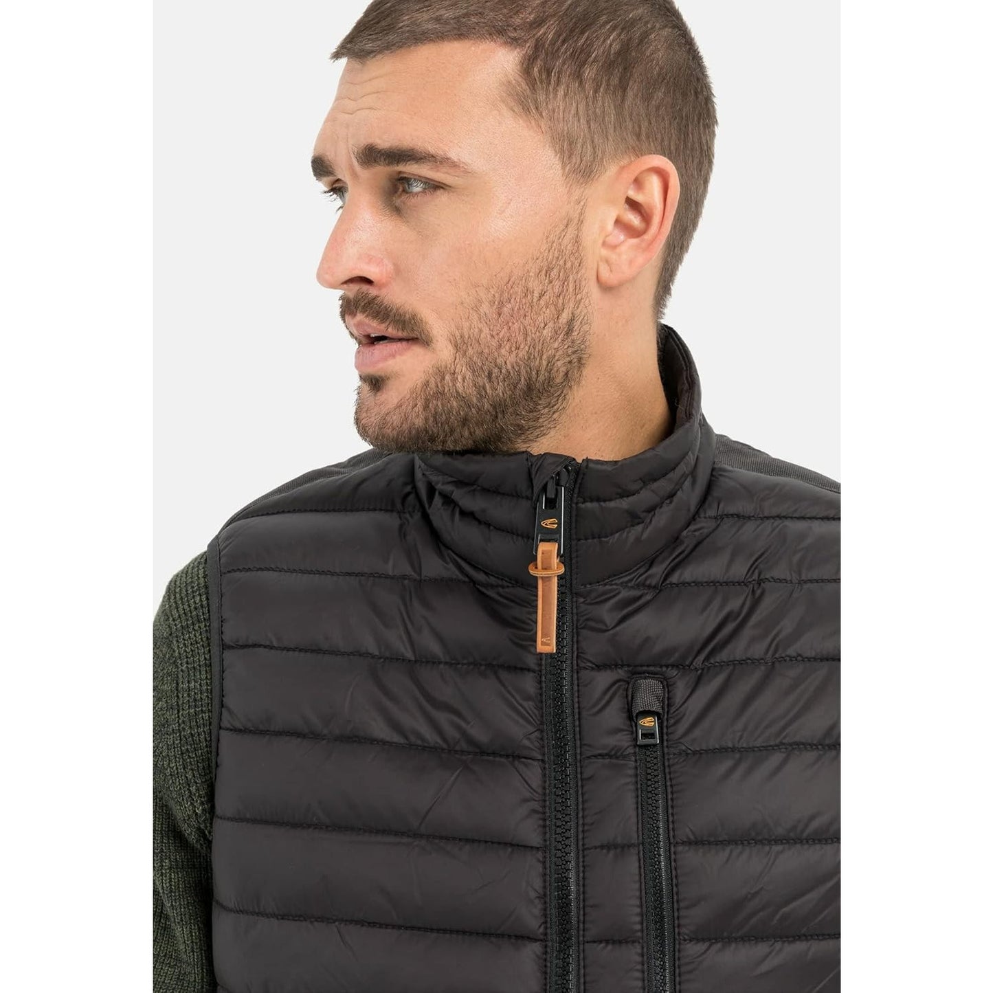 Camel Active Men's Black Insulated Vest 460210/9E52 – Lightweight Outdoor Wear