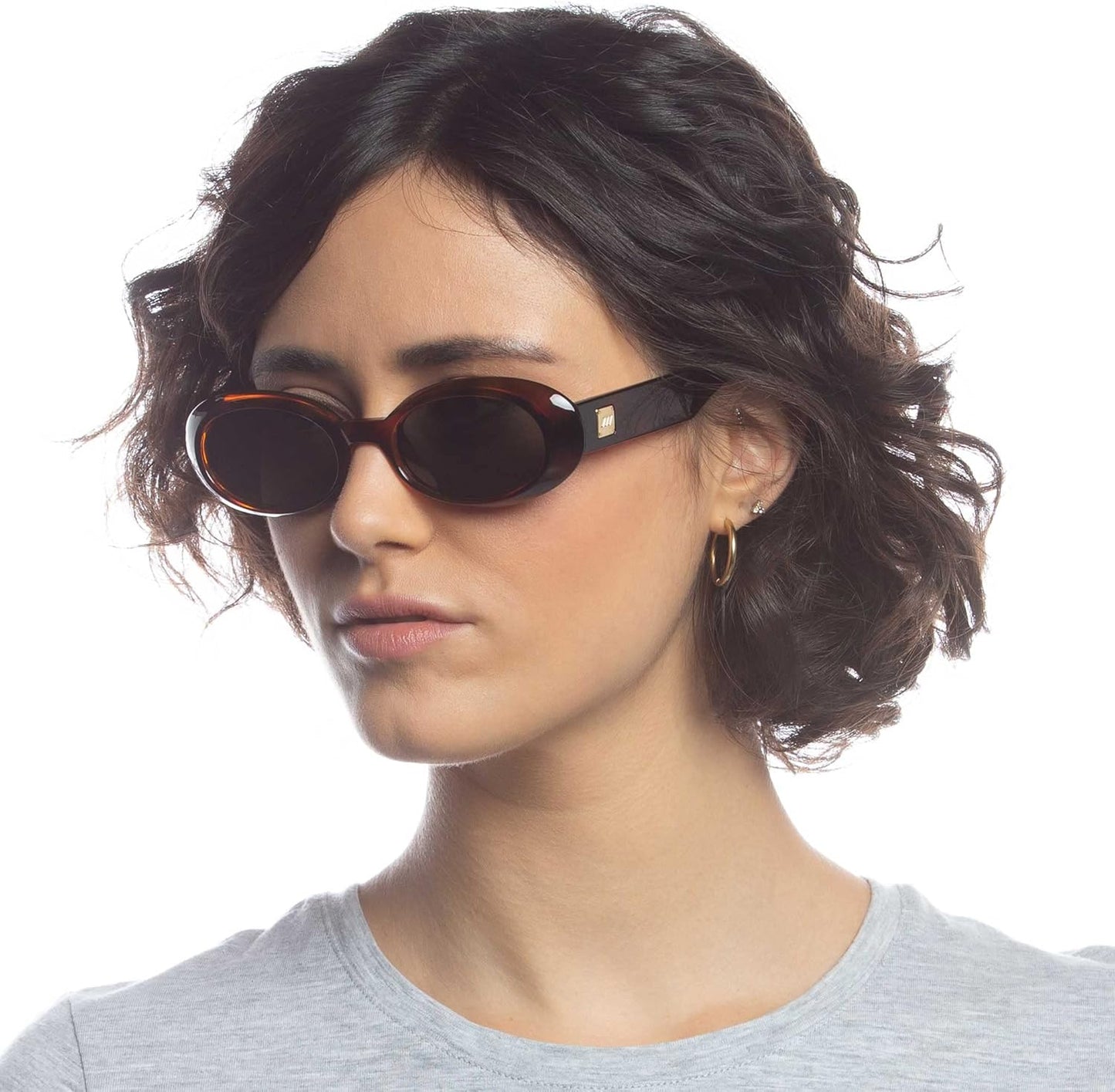 Le Specs Work It! Women’s Oval Sunglasses with High UV Protection
