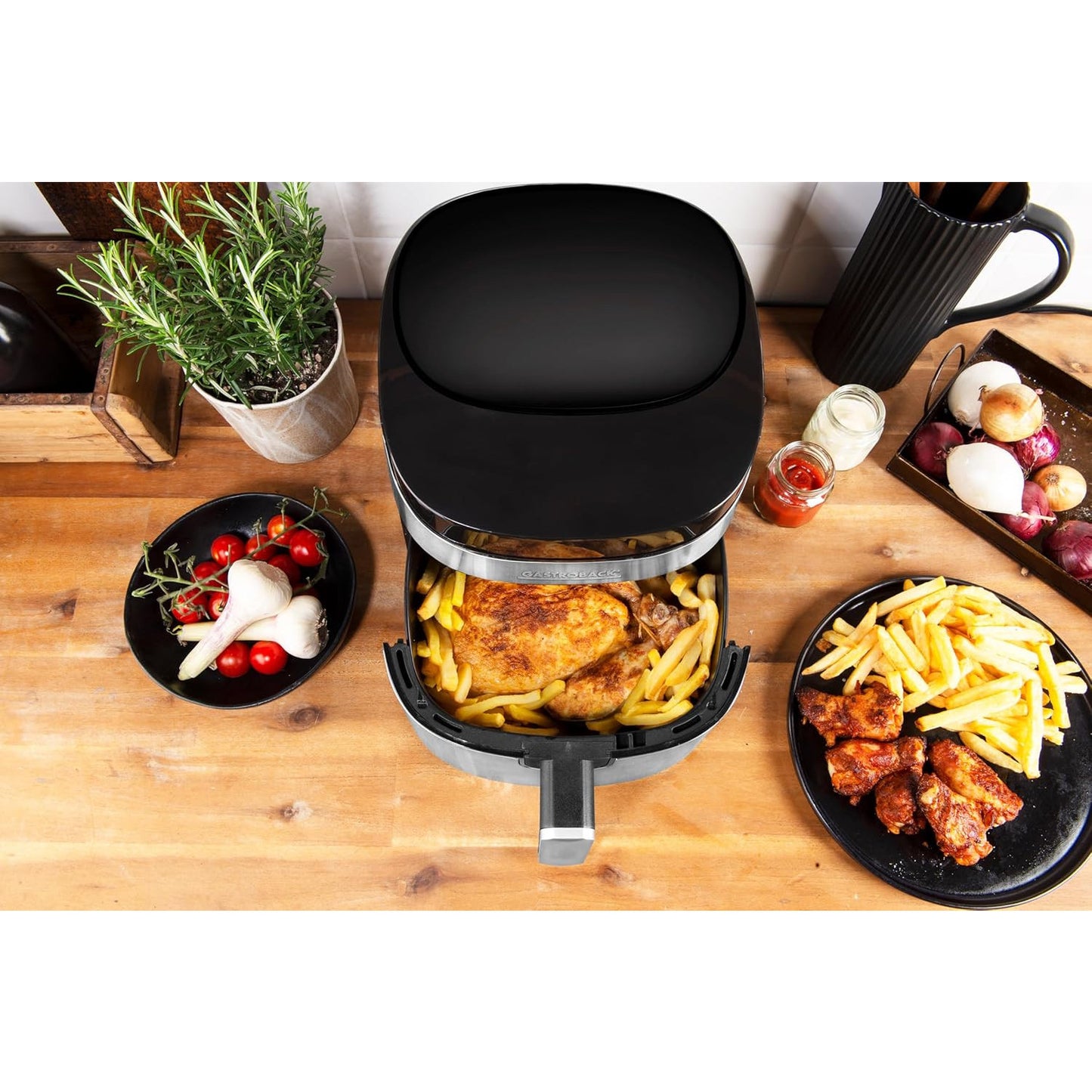 GASTROBACK #42582 Design Hot Air Fryer Air Pro, 3.7 Litre Capacity