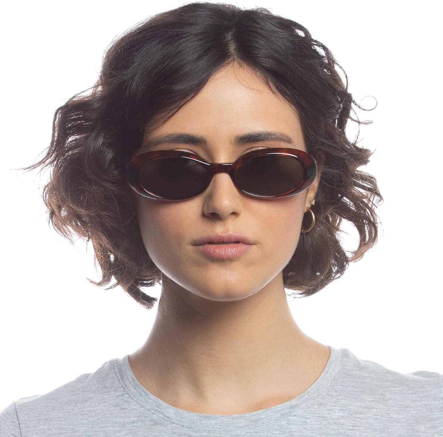 Le Specs Work It! Women’s Oval Sunglasses with High UV Protection