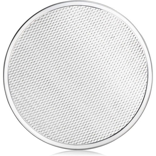 New Star Foodservice 50677 Restaurant-Grade Aluminum Pizza Baking Screen, Seamless, 12-Inch