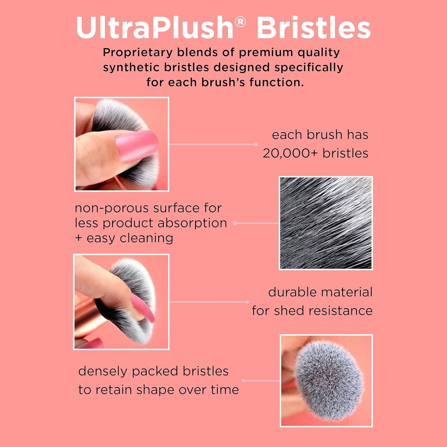 Real Techniques Mini Travel Brush for Blush, Bronzer & Powder