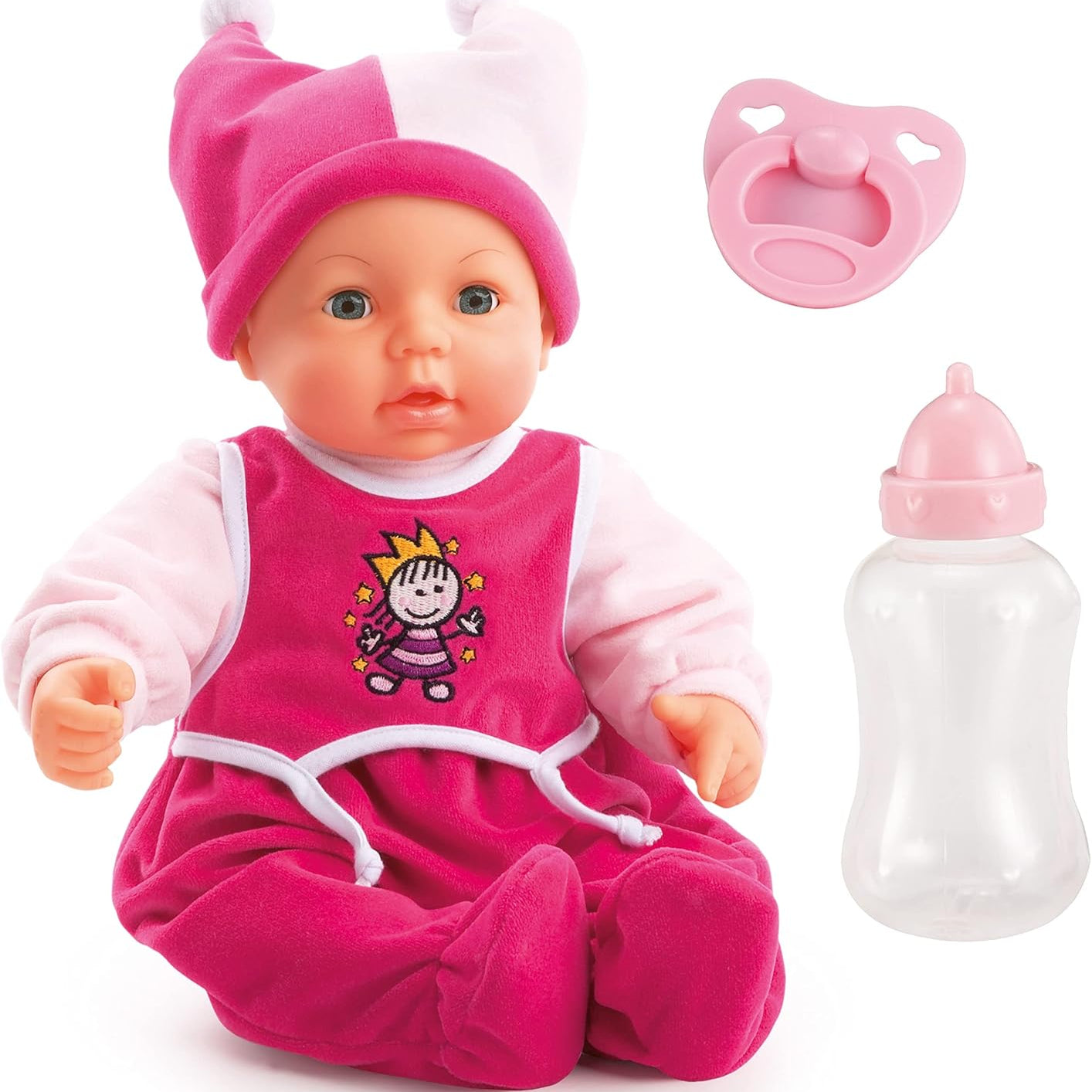 Bayer Design Hello Baby Functional Doll 46cm Soft Body