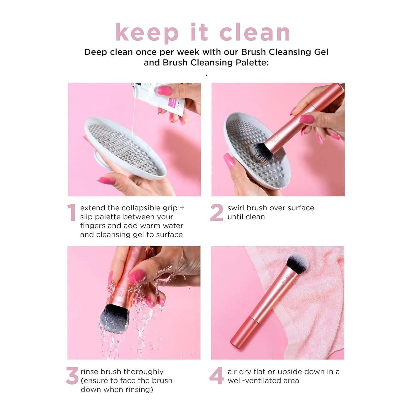 Real Techniques Mini Travel Brush for Blush, Bronzer & Powder