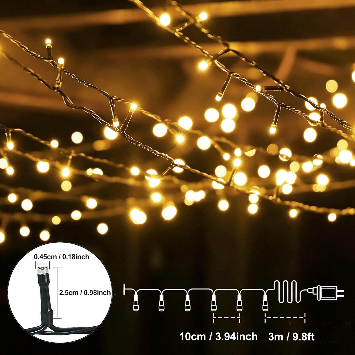 YOSION YCDC30M LED String Fairy Lights