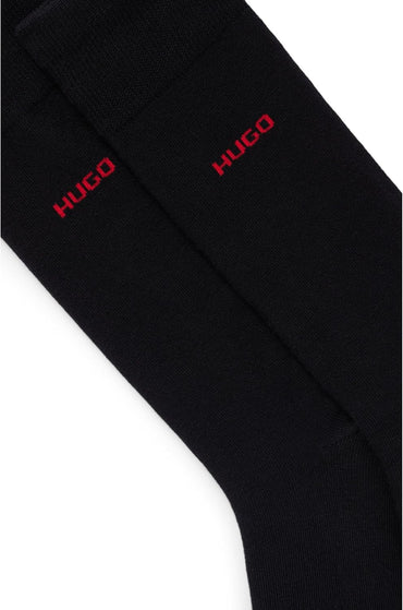 HUGO Men's Premium Calf Socks Pack of Two