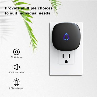 SECRUI Waterproof Wireless Doorbell with 58 Chimes, 1000ft Range - Gomix Brands Outlet