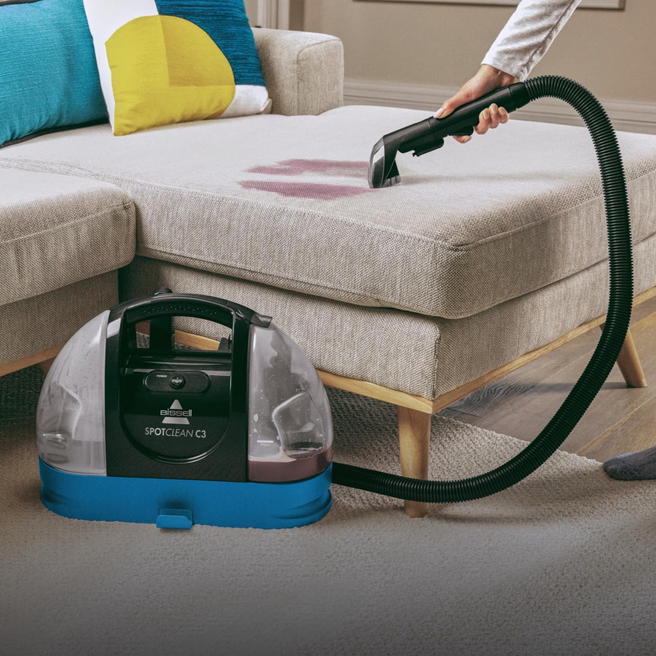 Bissell SpotClean C3 Portable Carpet & Upholstery Stain Remover