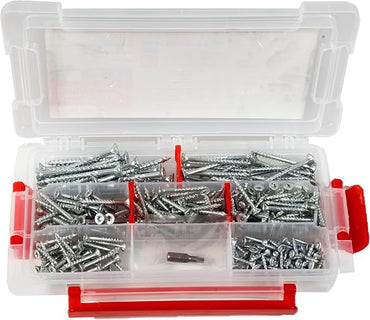 fischer PowerFast II Screw Assortment Box 245 Pieces