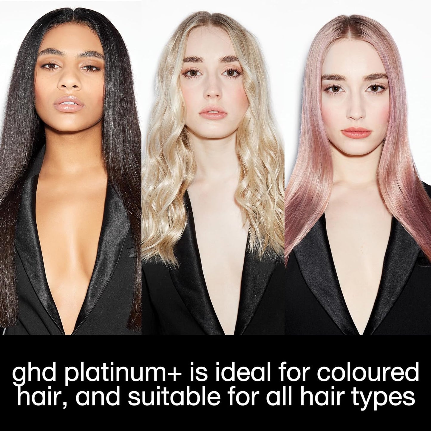 ghd Platinum+ Styler 1" Ceramic Flat Iron for Stronger Shine