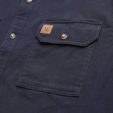 Dubinik Men's Denim Long Sleeve Casual Shirt Classic Fit