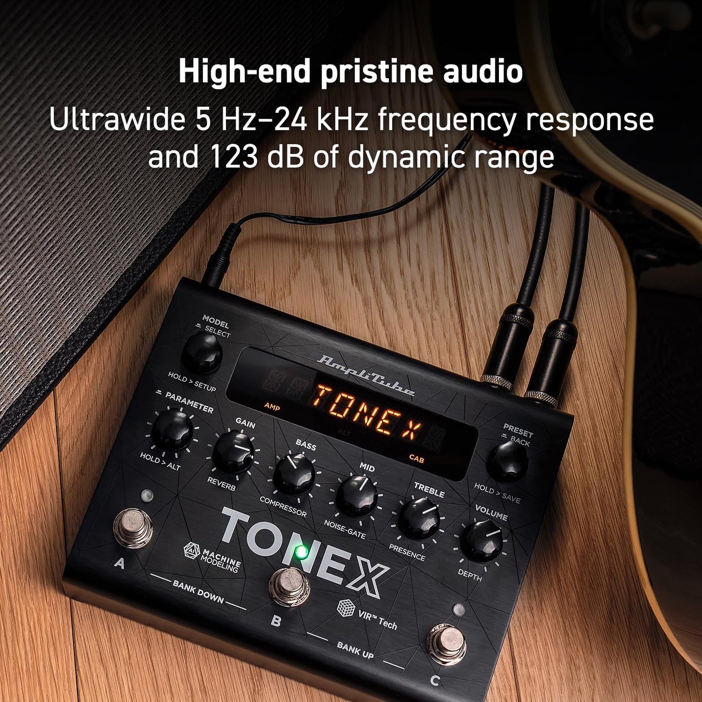 IK Multimedia TONEX AI-Powered Multi-Effects Pedal with 150 Presets