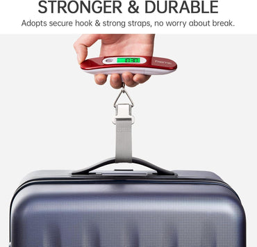 FREETOO Portable Digital Luggage Scale 50kg Capacity Piano Lacquer - Gomix Brands Outlet