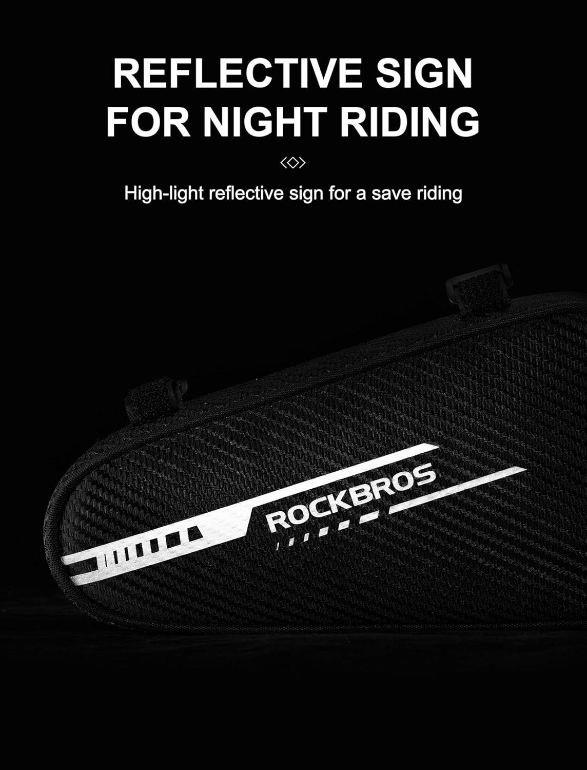 Rockbros 1.2L Triangle Bike Frame Bag for MTB - Gomix Brands Outlet