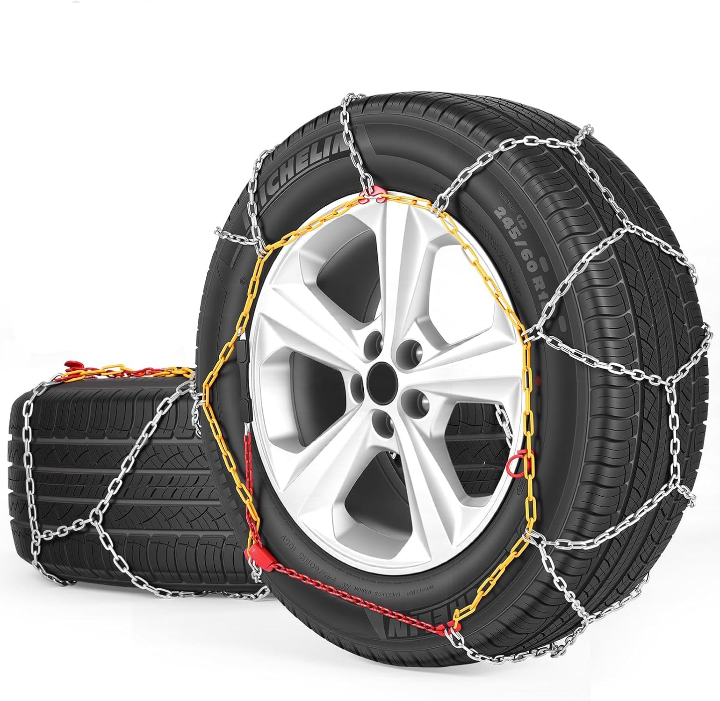 Universal Manual Tightening Snow Chains for Car & SUV